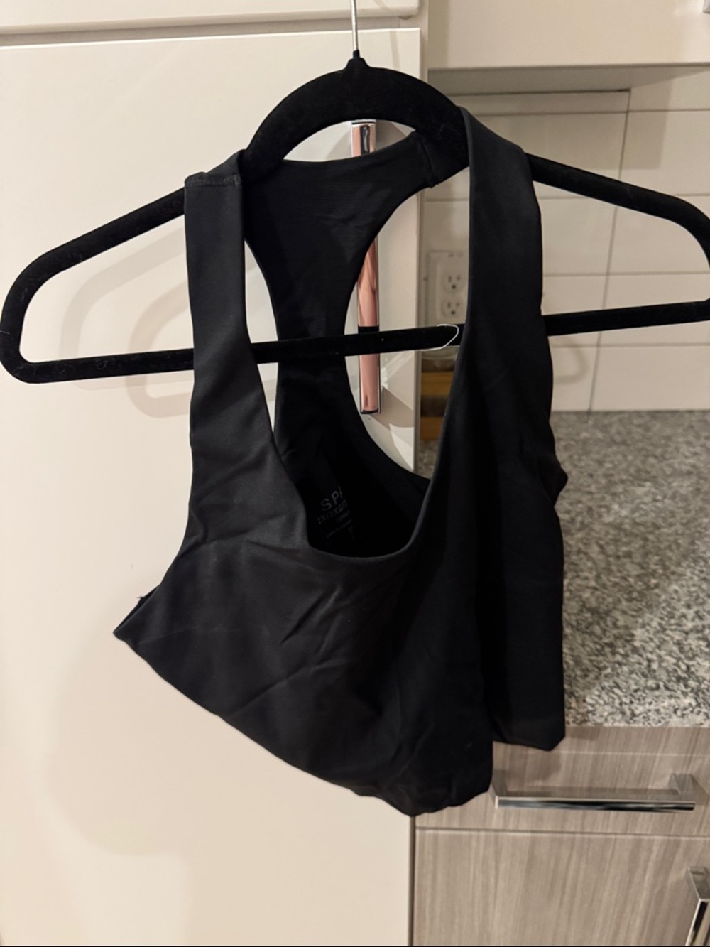 SPANX Black Racerback Active Bra